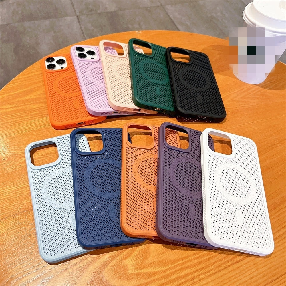 Mesh Heat Dissipation iPhone Phone Cases