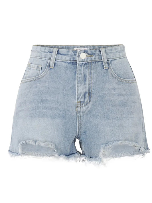 Women's Fashion Vintage High Waist Denim Shorts