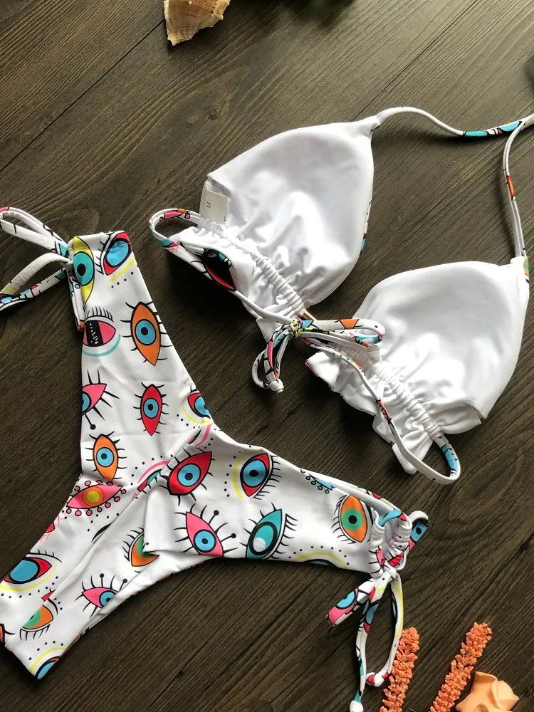 Brazilian Blossom Bikini Set