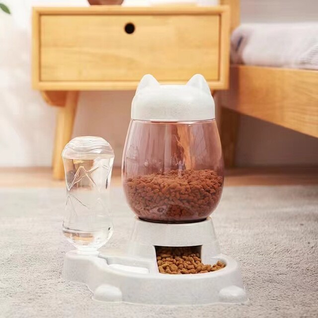 4 Style Automatic Cat Feeder Bowl