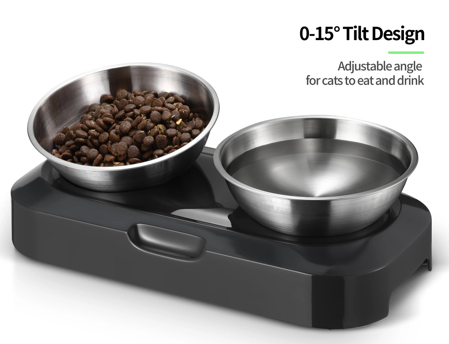 Anti-Skid Stainless Steel Food Bowl For Cats