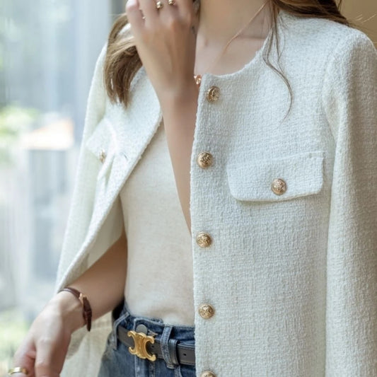 Womens Tweed Ice Cream Jacket