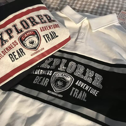 Women Polo Collar Oversized Sweatshirts