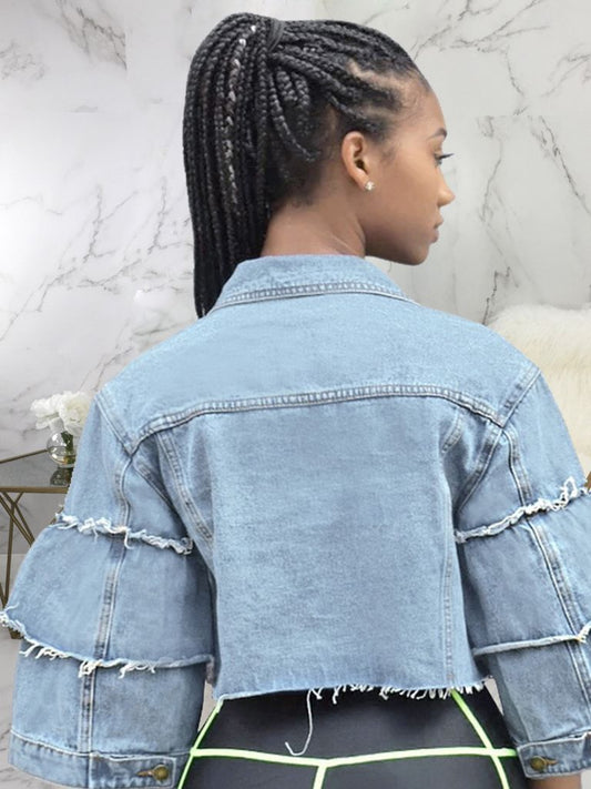 Cool Casual Ripped Denim Jackets