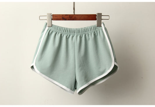Womens Summer Skinny Elastic Waist Shorts