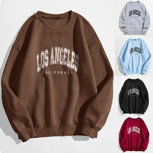 Los Angeles CALIFORNIA Print Sweater For Women