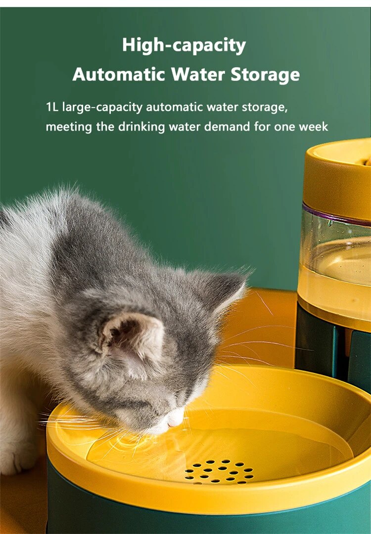 Cat Bowl Water Dispenser Stand