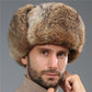 Mens Earflap Russian Style Snowy Weather Hat