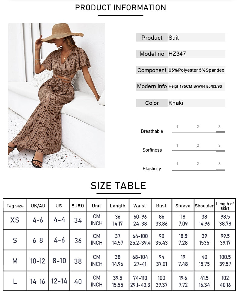 Party-Ready Leopard Print Skirt Set