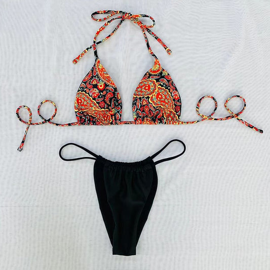 Jungle Fever Halter Bikini