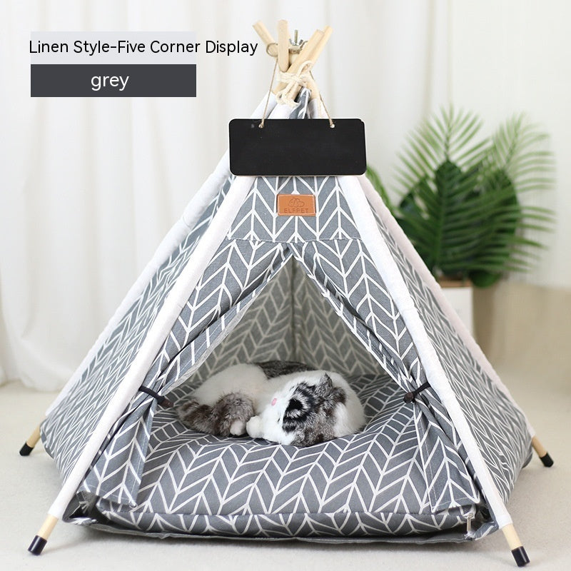 Portable Pet Tent House