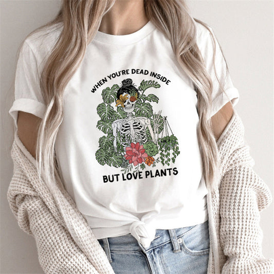 Womens Sarcasm Cartoon Cat T-Shirts