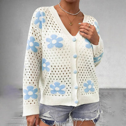 Womens Elegant Knitted Cardigan Sweaters