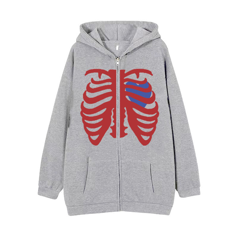 Skeleton Artistry Streetwise Hoodie