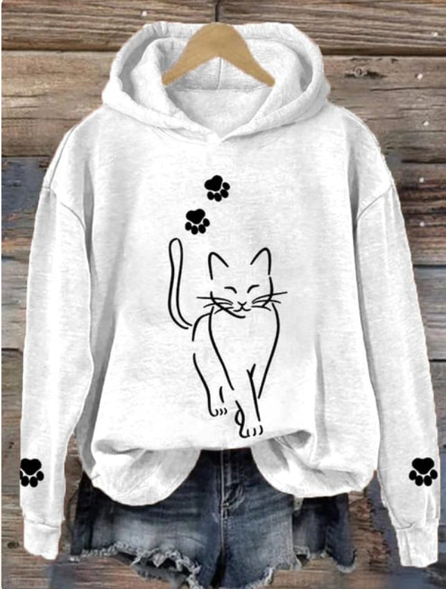 Womens New Meow Sweatshirts