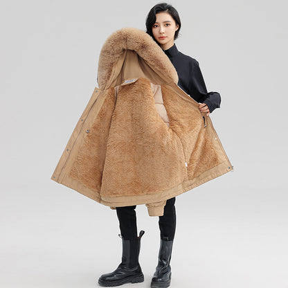 Thick Puffy Hooded Parka