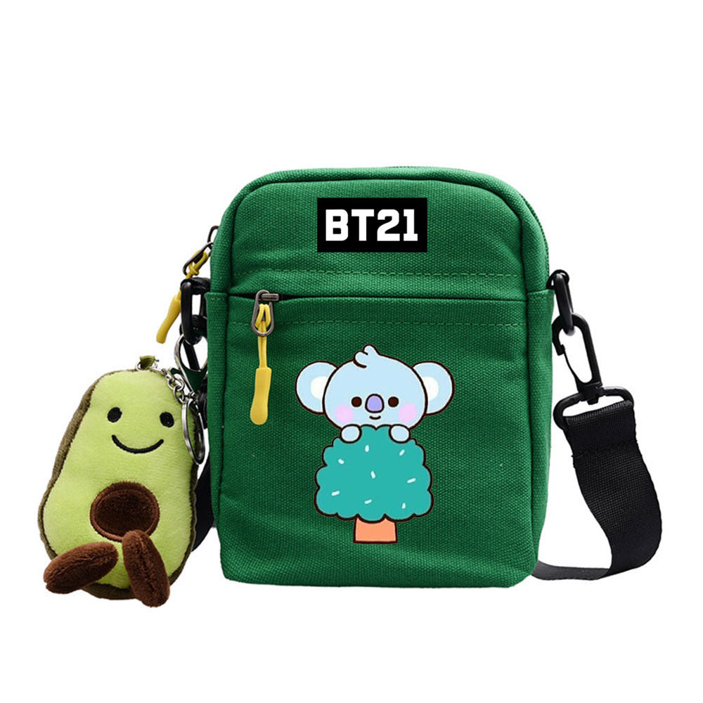 Cartoon Printed Messenger Bag For Outdoor Adventures