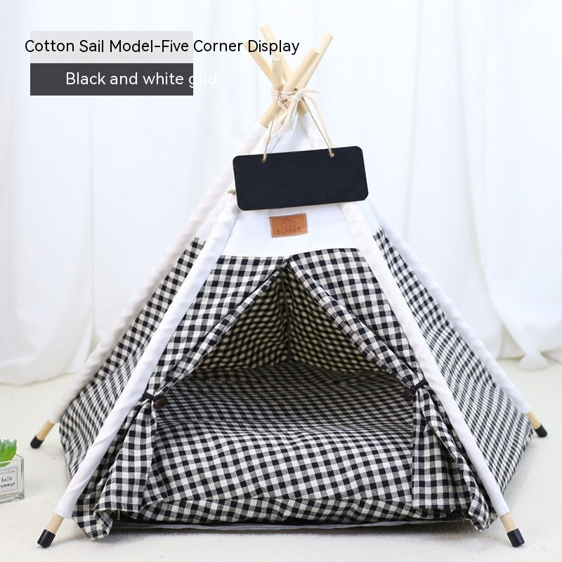Portable Pet Tent House