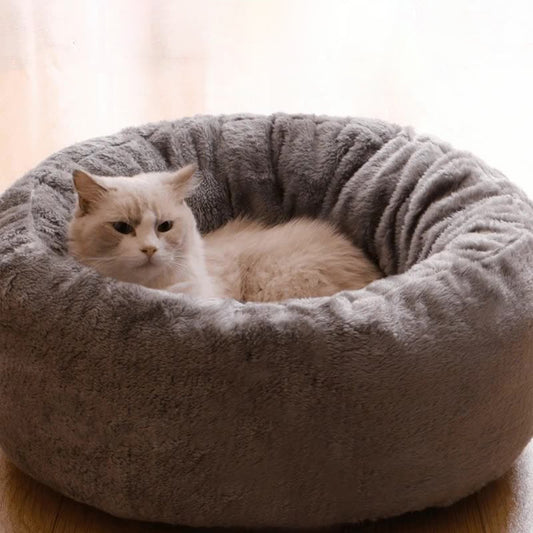 Cats Warm Soft Plush Bed House