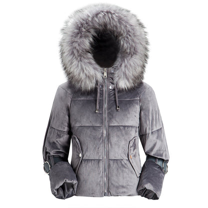 Fur Hooded Outwear Coat