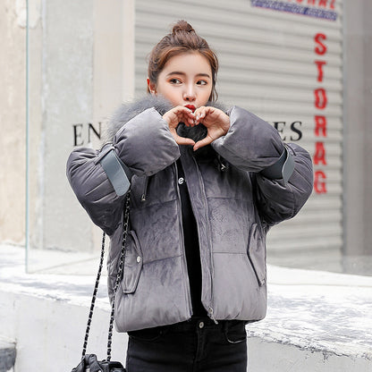 Fur Hooded Outwear Coat