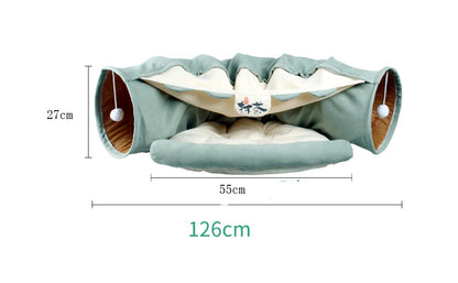 Cats Removable Bed Tunnel Toys