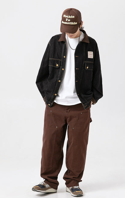Flap Pocket Button Up Denim Jackets For Women