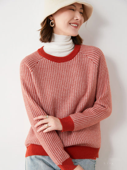 Womens Thick Cotton Wool Knitted Warmy Sweater