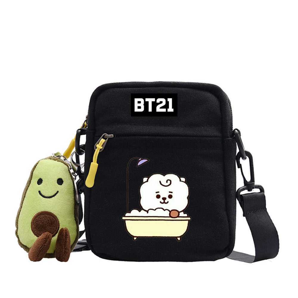 Cartoon Printed Messenger Bag For Outdoor Adventures