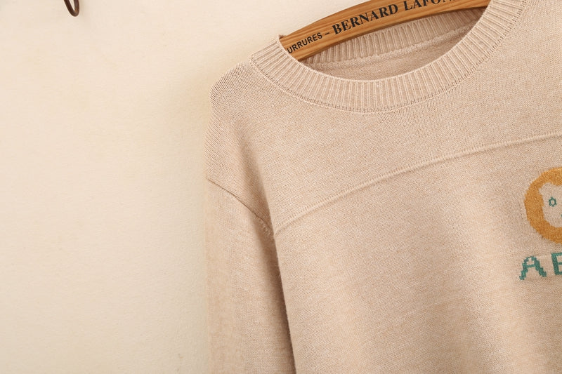 Autumn Artistry O Neck Sweater