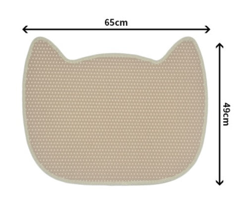 Cats Colorful Ears Litter Mat
