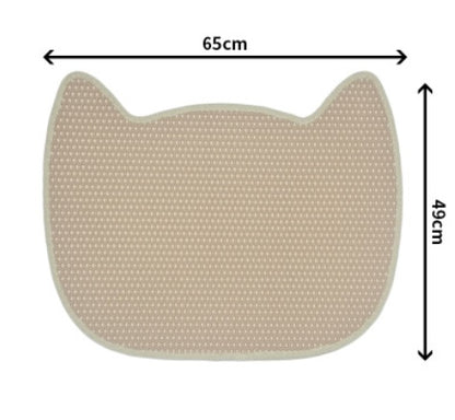Cats Colorful Ears Litter Mat