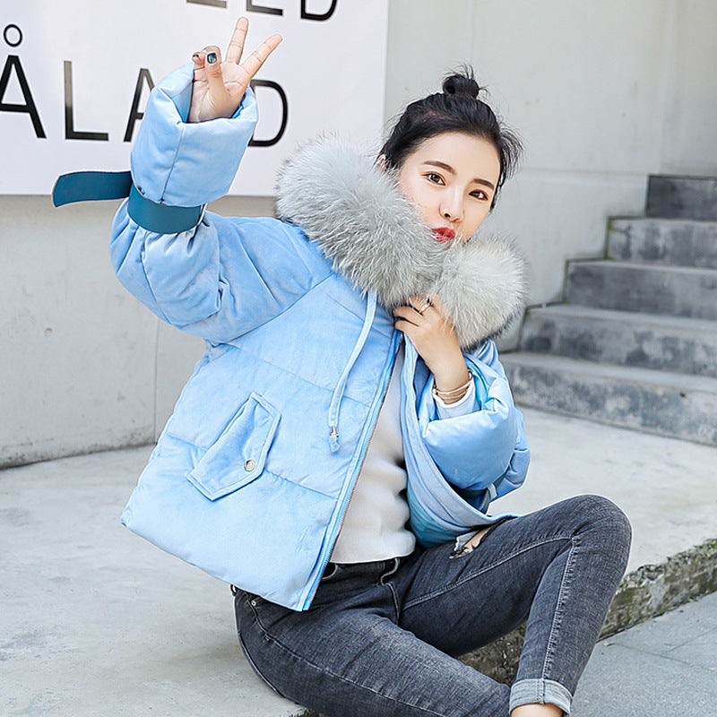 Fur Hooded Outwear Coat