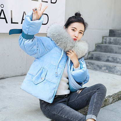 Fur Hooded Outwear Coat