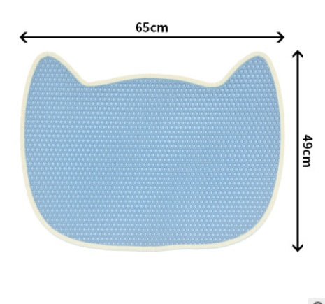 Cats Colorful Ears Litter Mat