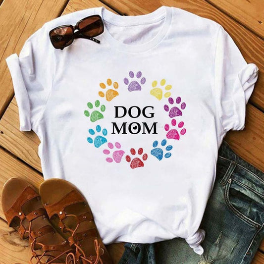 Women Peace Love Dogs T-Shirts