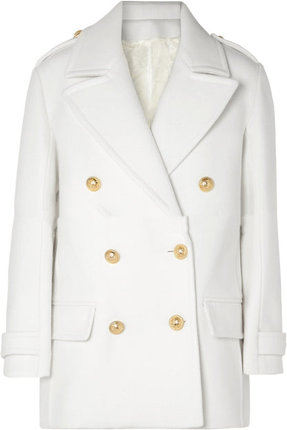 Double Breasted Office Elegance Coat