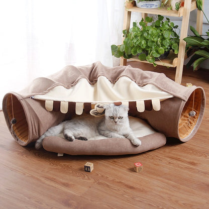Cats Removable Bed Tunnel Toys