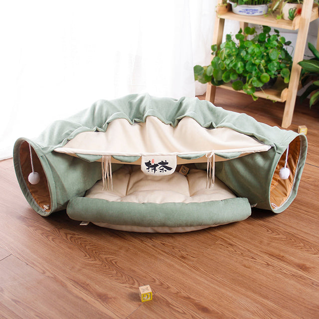 Cats Removable Bed Tunnel Toys