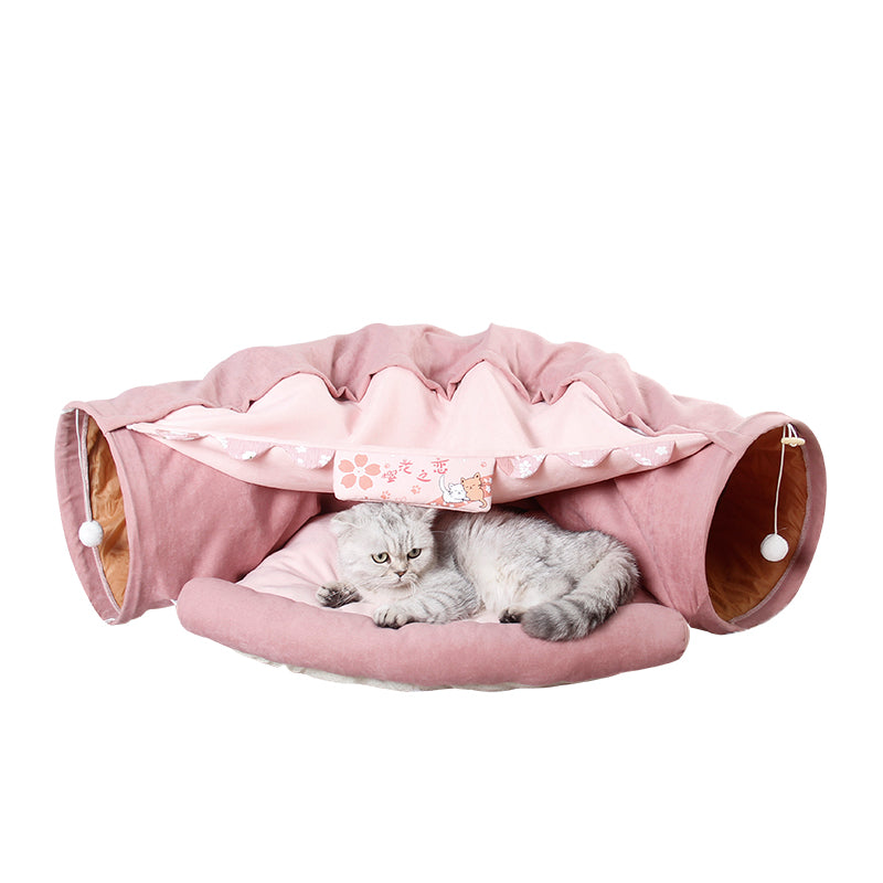 Cats Removable Bed Tunnel Toys