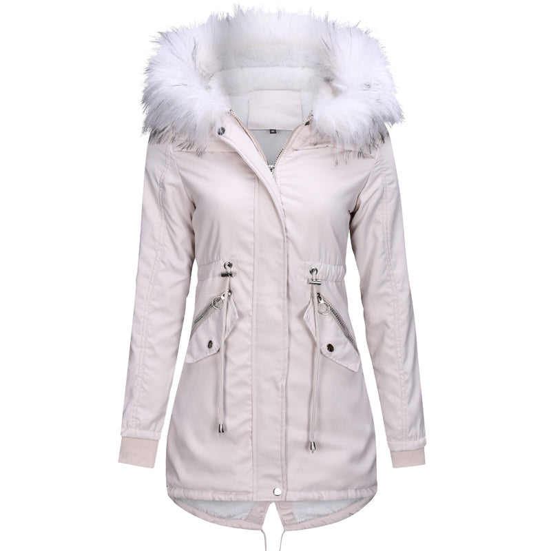 Womens High Waist Woollen Coats