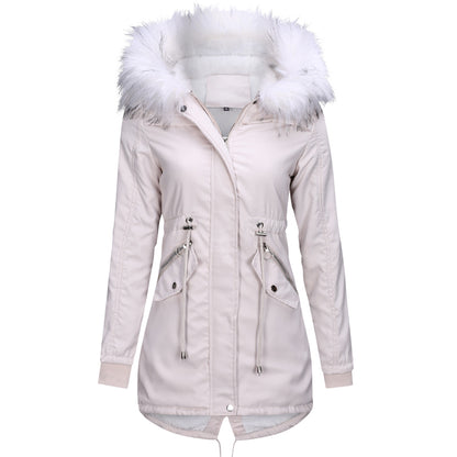 Womens High Waist Woollen Coats