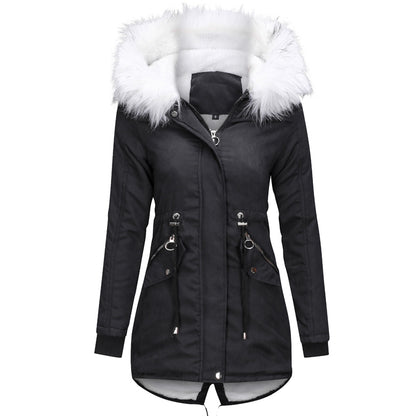 Womens High Waist Woollen Coats