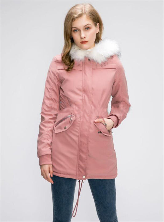 Womens High Waist Woollen Coats