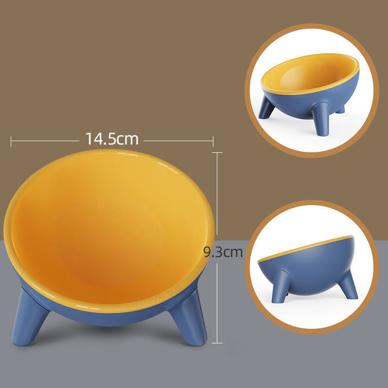 Transparent Non Slip Cat Bowls Feeder