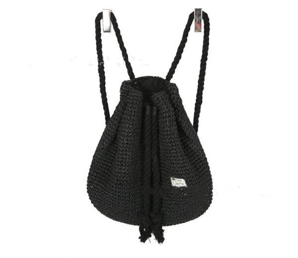 Beachbreeze Drawstring Weave Tote Bag