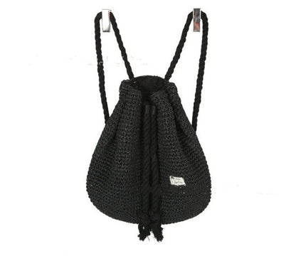 Beachbreeze Drawstring Weave Tote Bag