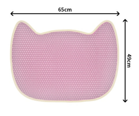 Cats Colorful Ears Litter Mat