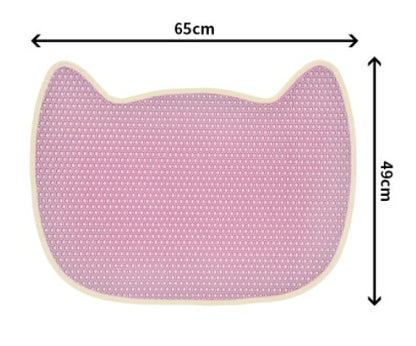 Cats Colorful Ears Litter Mat