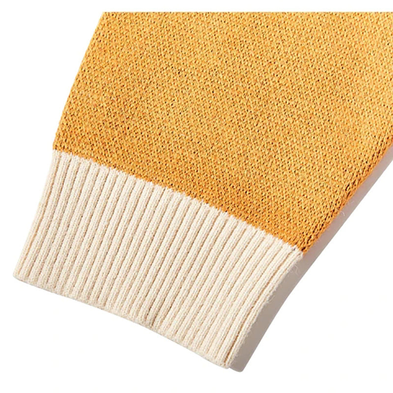 Women Cat Embroidered Knitted Sweater